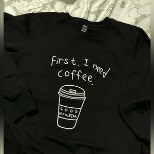 Very cute coffee sweatshirt from shein